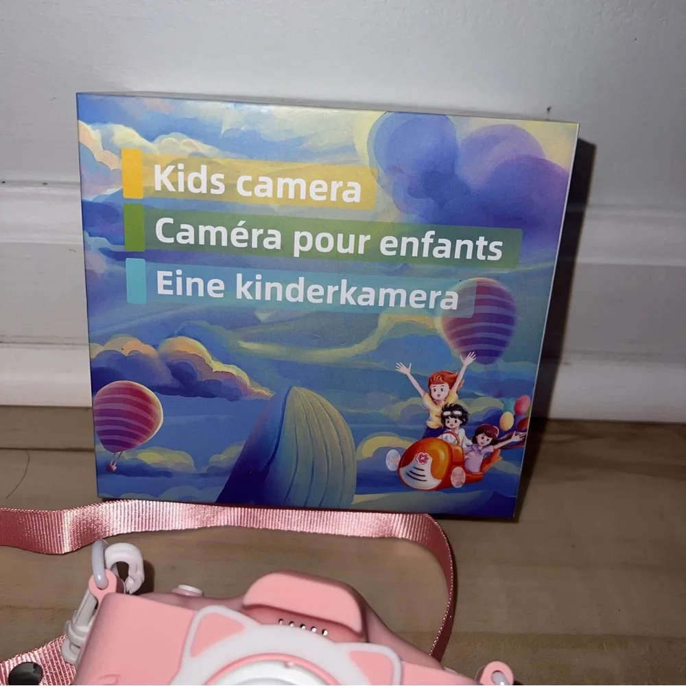 Adorable Pink Kids' Kitty Cat Camera